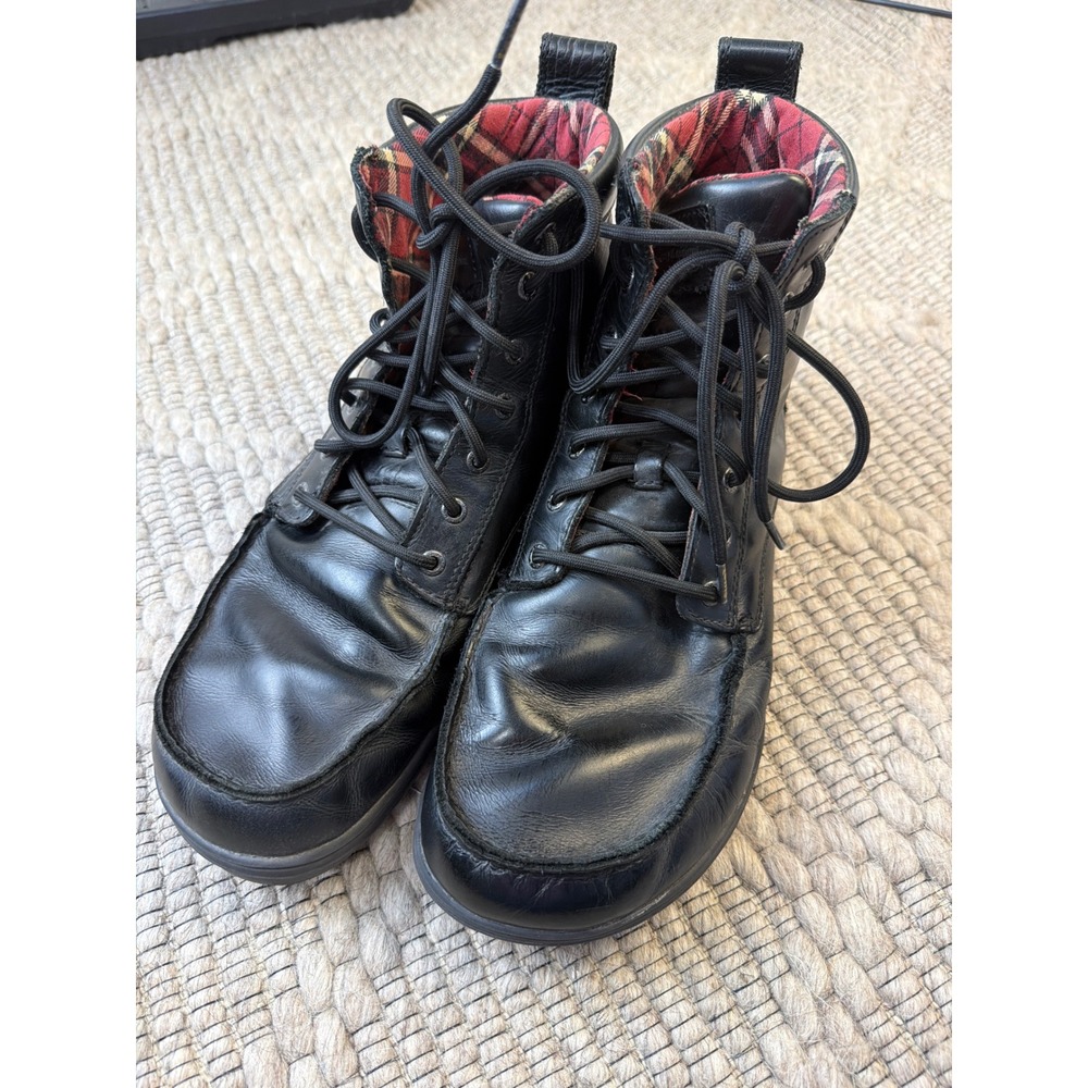 Lems Boulder Boot Leather Mens 47 Raven Black Minimalist Zero Drop Barefoot Boot
